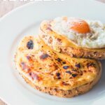 Welsh Rarebit, cheese on toast turned up to 11, forget grilled cheese this classic British recipe really has you covered when it comes to your cheese and bread requirements. Gloriously indulgent and seriously sinful, if you believe food can be sinful anyway, for me it is pure magic! #breakfast #breakfastideas