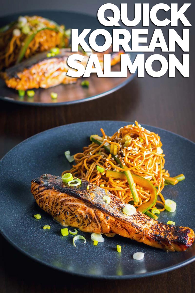 Korean Salmon Simply Grilled or Broiled Krumpli