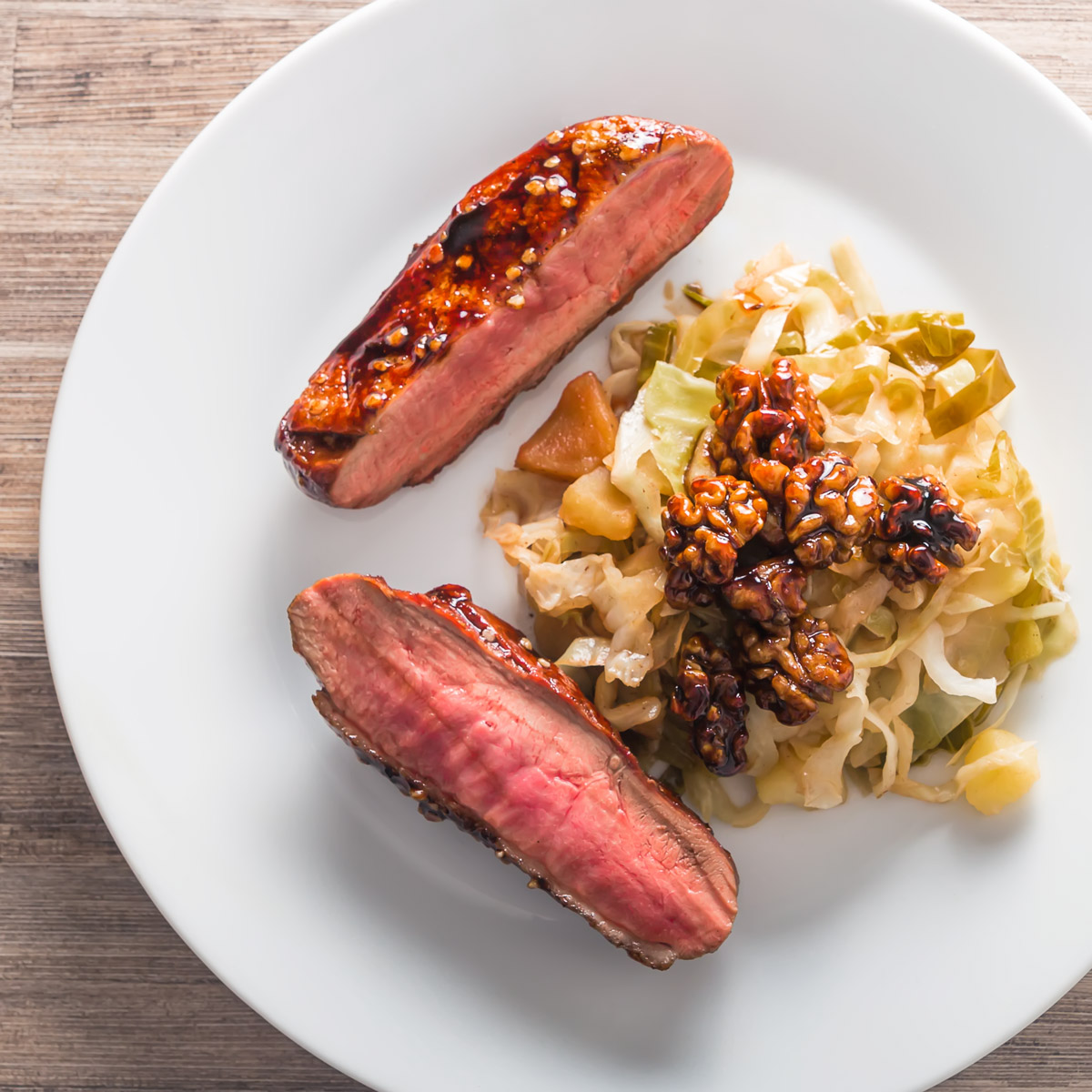 Balsamic and Honey Glazed Duck Breast – Krumpli