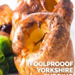 A Yorkshire pudding is a thing of great beauty and a stalwart of and British Roast Dinner, forget the frozen ones go big on this foolproof recipe. #yorkshirepudding #sidedish #traditionalbritishfood #britishrecipes #easyyorkshirepudding #englishrecipe