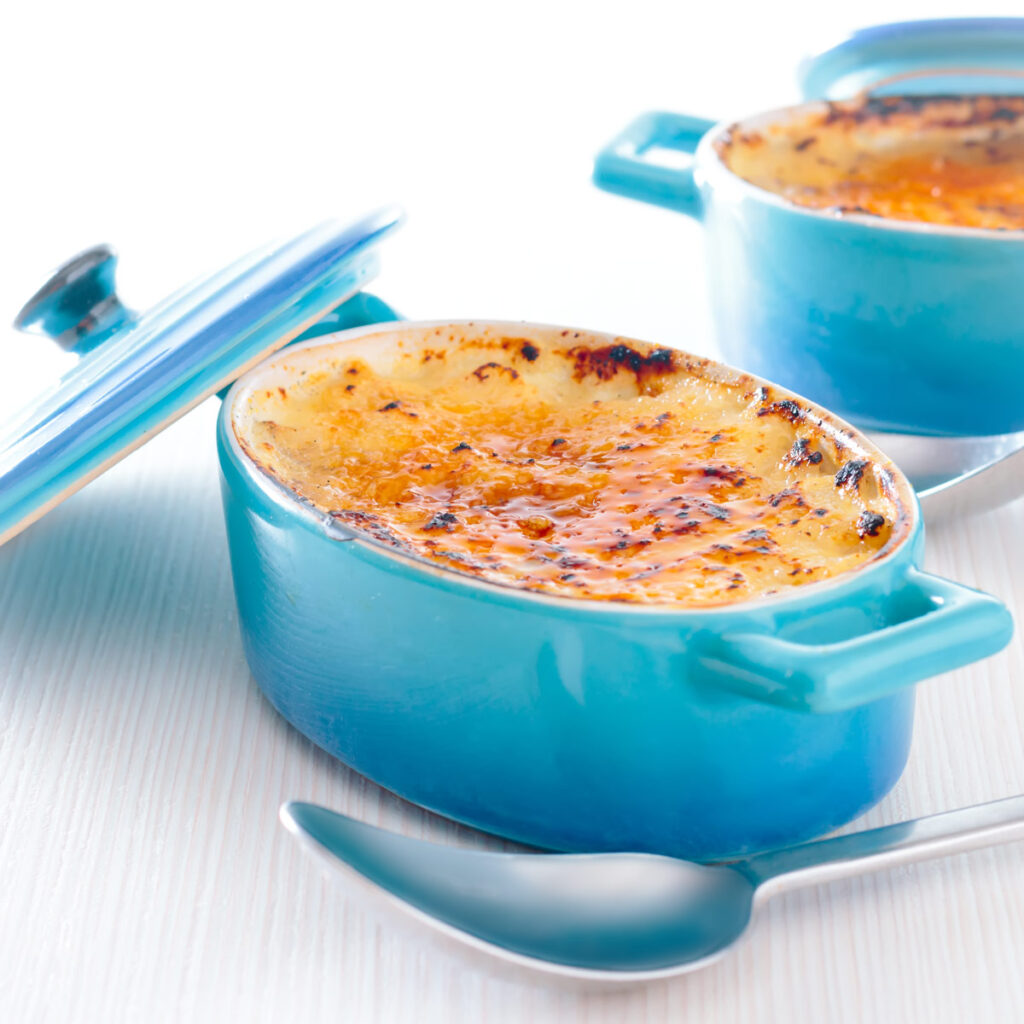InstantPot Rice Pudding Brulee Welcome to my childhood, with a twist of course this InstantPot rice pudding has a crispy crunchy Brulee coating that would have fried my childhood mind!