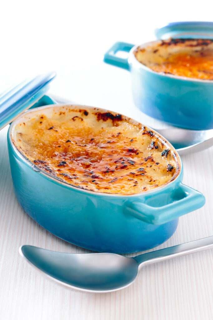 InstantPot Rice Pudding Brulee Welcome to my childhood, with a twist of course this InstantPot rice pudding has a crispy crunchy Brulee coating that would have fried my childhood mind!