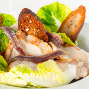 A good Caesar Salad lives and dies on its Caeser Dressing and this one comes with Michelin star credentials and more importantly my wifes approval!