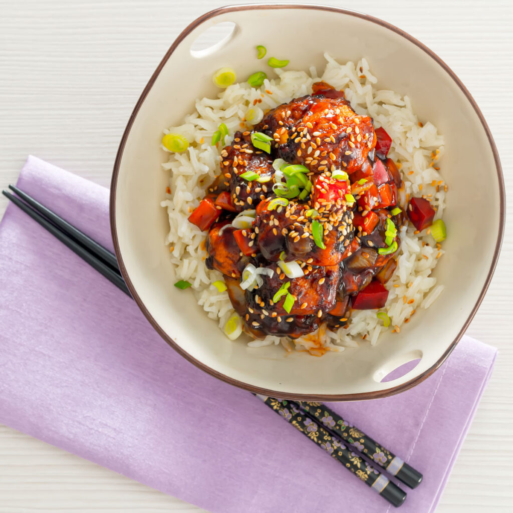 Sweet and Sour Pork Balls Sweet and sour pork balls were probably my introduction to Chinese food growing up in the UK, here is a version that plays homage to my memories.