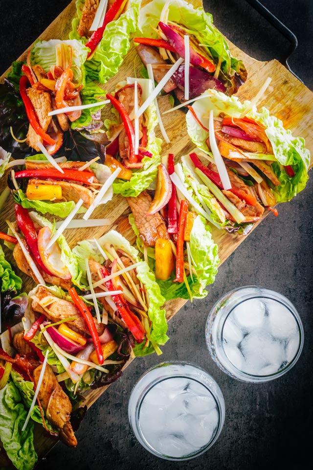 Stir Fried Spicy Pineapple Pork Lettuce Wraps These Stir Fried Stir Fried Spicy Pineapple Pork Lettuce Wraps are super quick to cook and a real crowd pleaser, 20 minutes prep and 10 minutes to cook!