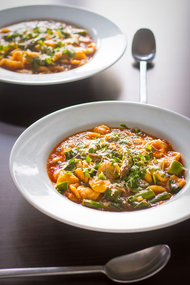 Asparagus and Pasta Soup Krumpli