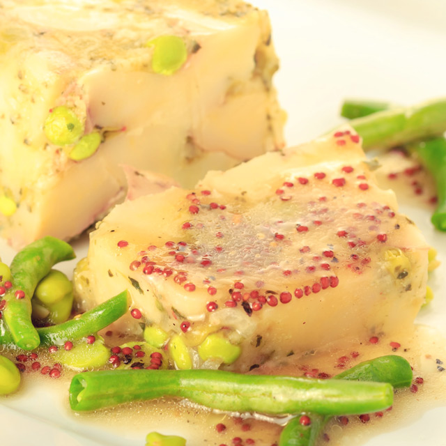 Pea & Potato Vegetable Terrine Krumpli