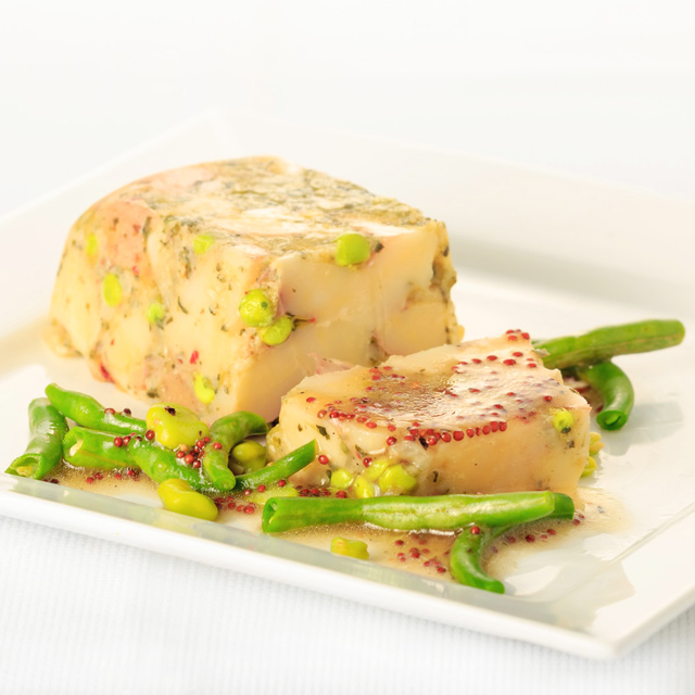 Pea & Potato Vegetable Terrine Krumpli