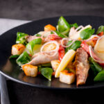 Apple and Mackerel are a wonderful combination and bacon makes everything better so this smoked mackerel salad with apple and bacon has you covered!