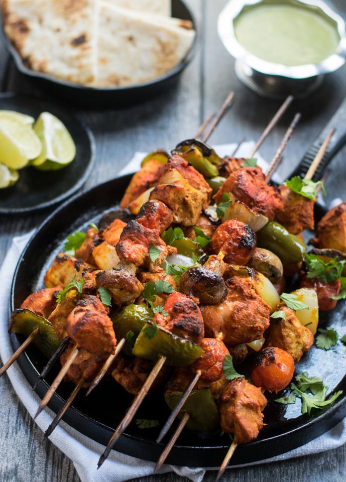 Chicken Tikka Kebabs | Krumpli Cooked Chicken Tikka Kebab
