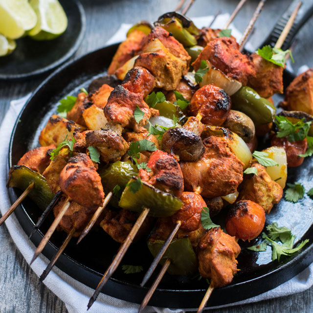 If you've got guests coming over, chicken tikka kebabs make a great menu item. I especially love to have summer cookouts and cook chicken tikka on the grill. Otherwise, it makes a pretty delicious and healthy meal for weeknights.