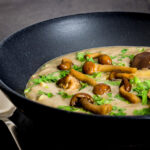 Using frozen mushrooms brings the wonderful autumnal flavours in this cream of wild mushroom soup within reach of every home cook!