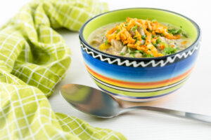 I've long been intrigued by the ideas of a creamy white chicken chili, so I went ahead and worked on my own version of this unusual spicy treat!