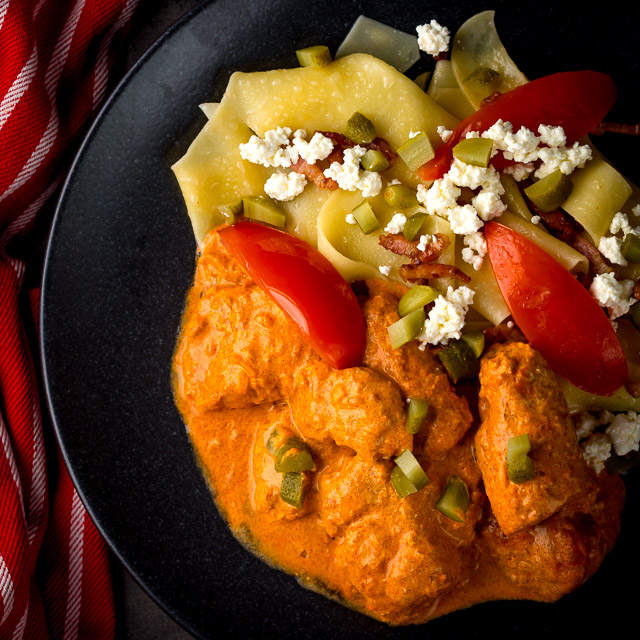 Hungarian Catfish Paprikash, Harcsapaprikas Catfish Paprikash or harcsapaprikas is every but as well known in Hungary as chicken based cousin, a wonderfully rich decadent fish dish.