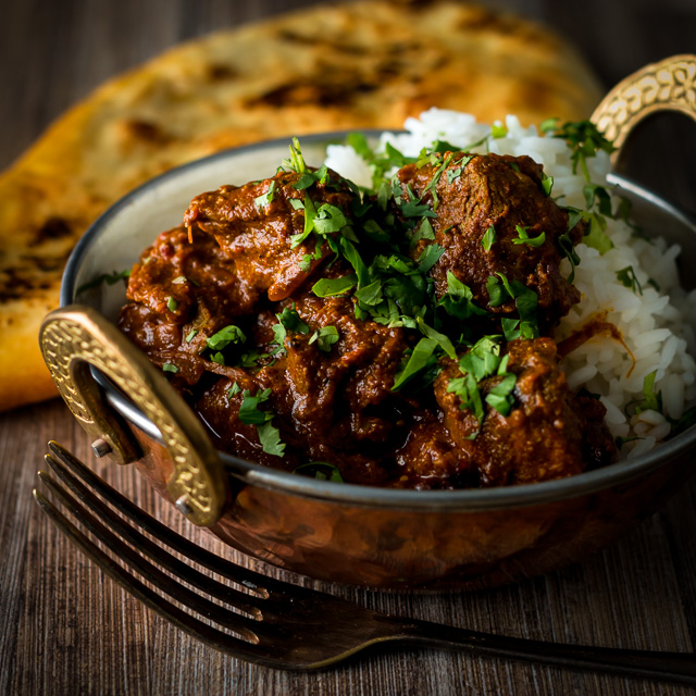 Lamb Rogan Josh Krumpli