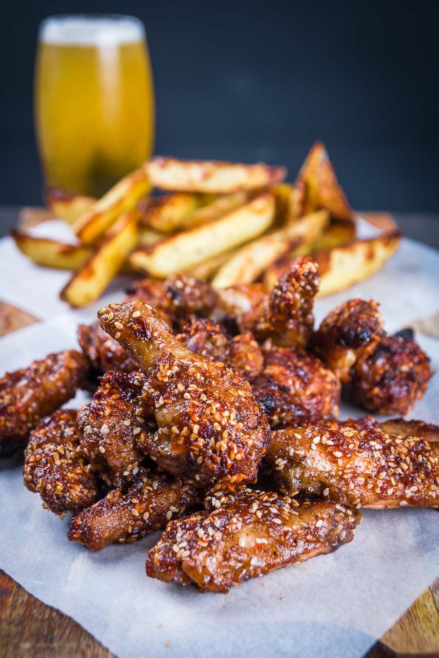 Date and Chili Buffalo Chicken Wings You can't beat buffalo chicken wings as finger food and these are pimped up with dates and a scotch bonnet chili in the glaze. Definitely not for the feint of heart!