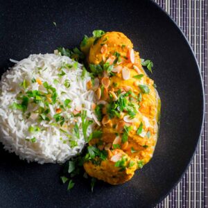 A chicken passanda is a relatively mild 'Mughal' curry loaded with yoghurt and almond and is one of my absolute favourites.