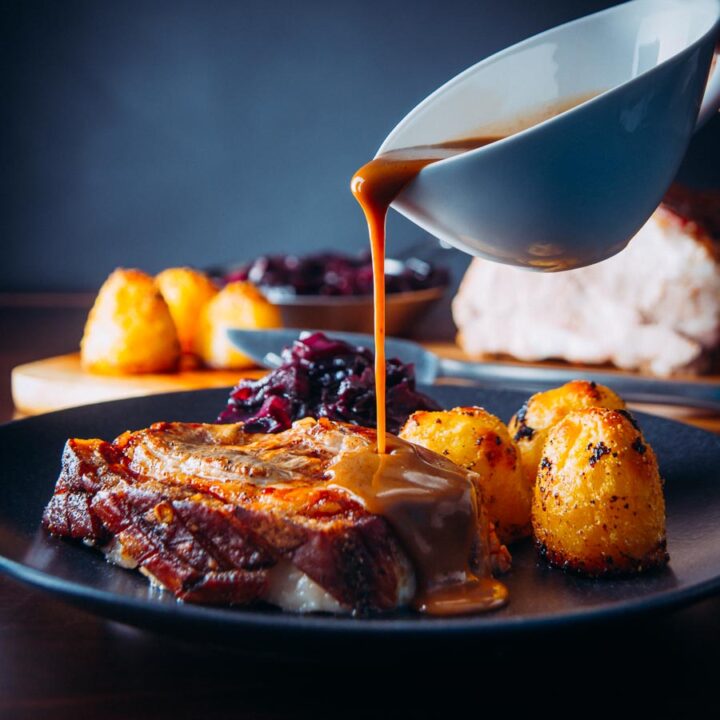 There is nothing as fine as piece of slow cooked roast pork belly with a crispy crackling, so I guess this goes down as real damn fine!