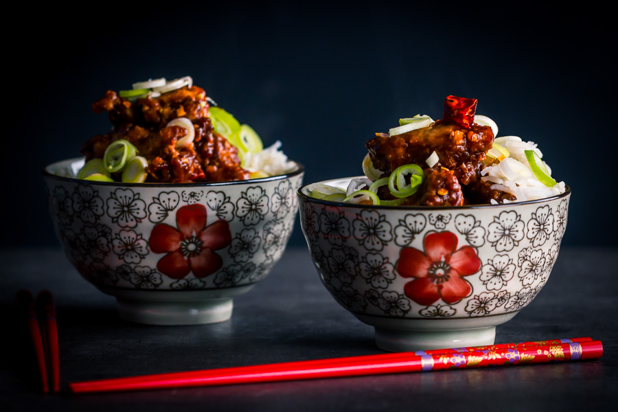 General Tso’s Chicken General Tso's Chicken is the very definition of US invented Chinese food, but one that is superb, a perfect quick and spicy fakeaway!