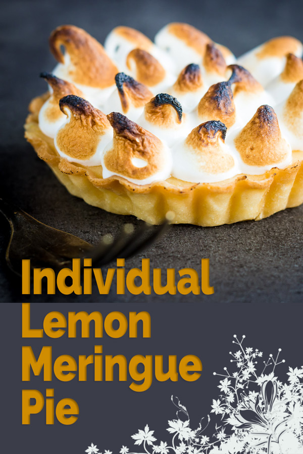 Lemon meringue pie was a real treat when I was growing up and still is one of my favourite desserts, these individual pies are designed for the smaller family or greedy couple... My wife and I are the latter!