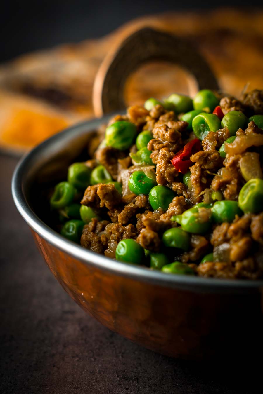 Keema Matar  Krumpli