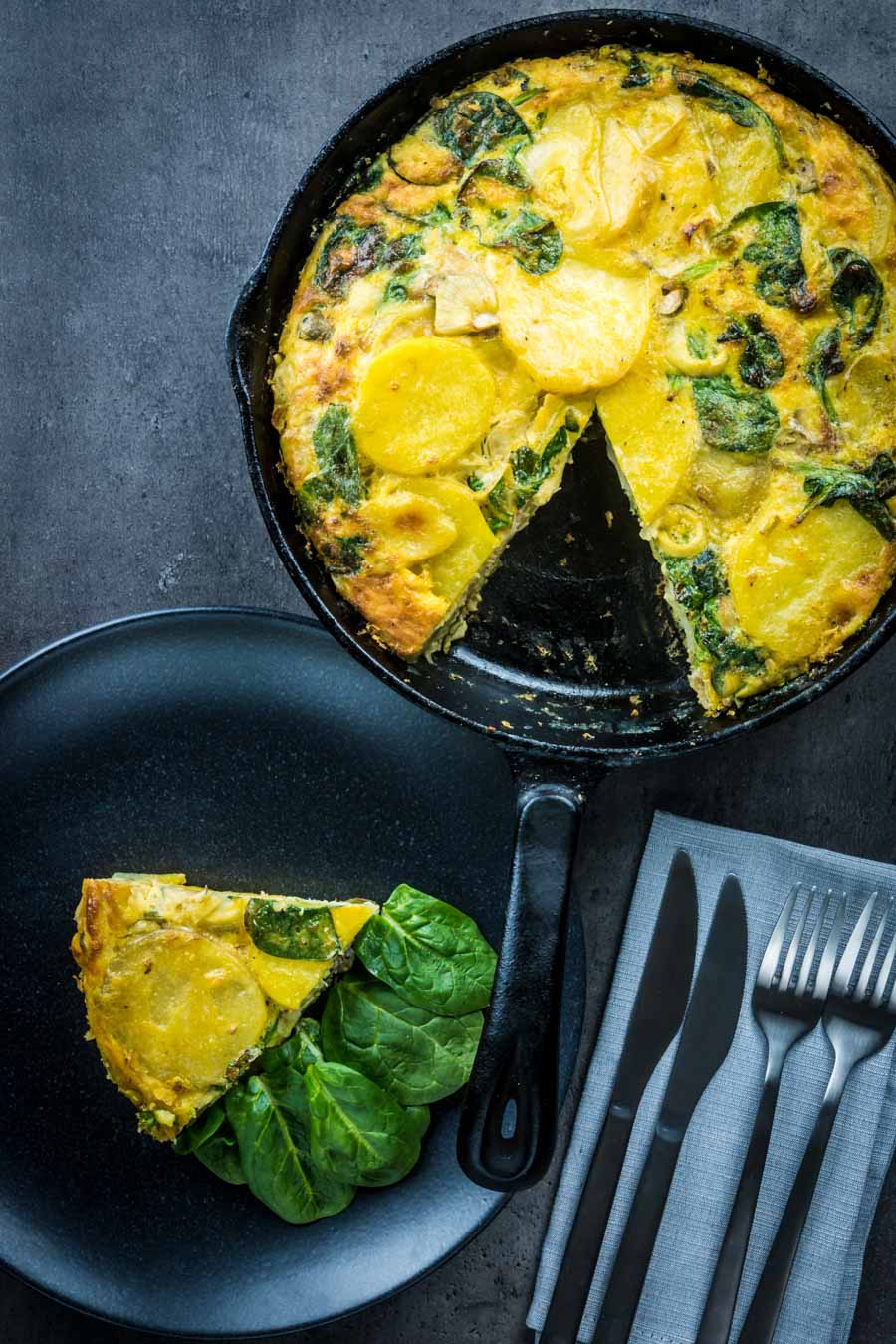 Smoked Trout Potato Frittata Call it what you will, potato frittata, Spanish omlette tortilla española or even tortilla de patatas you still have a great base for the most simple and frugal of meals, this one uses smoked trout and capers to push it over the edge!