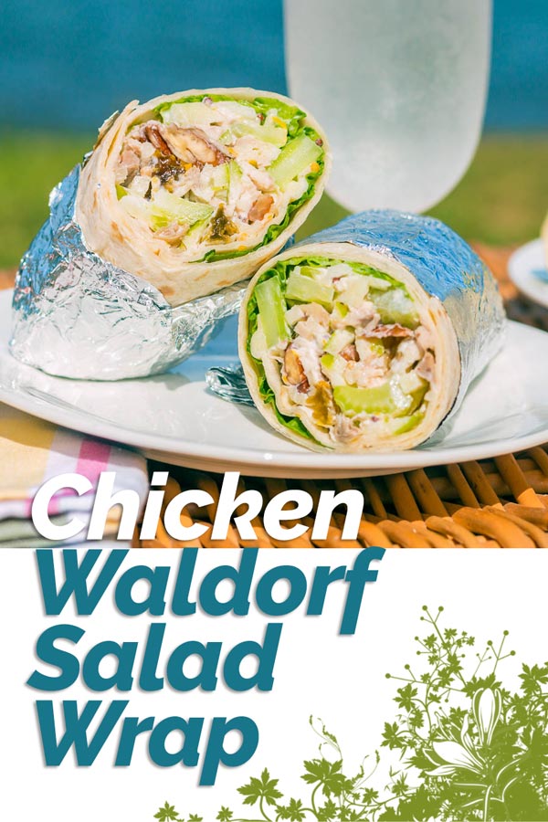 A fairly classic Waldorf salad featuring celery and apple forms the base for these picnic friendly Waldorf Salad Wraps, a fantastic summer treat!