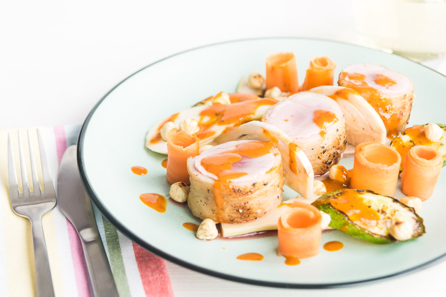 Pork Tenderloin with Pickled Fennel and Carrots This Pork Tenderloin with Pickled Fennel and Carrots recipe comes with a spicy harissa dressing and is the perfect spring/summer salad that's very un-salad like!