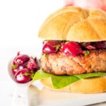 You all know by now I have favourite "couples" when it comes to food, this cherry and duck burger is built on the back of one of may favourite "couples".