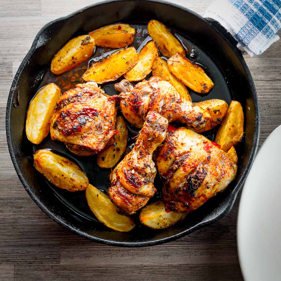 Jerk Chicken is a West Indian classic, this is my humble take on a fiery fragrant dish that is not for the feint hearted when it comes to chili.