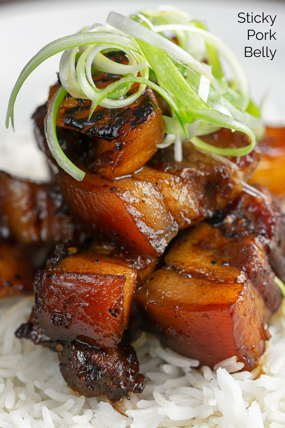 Sticky Pork Belly with Pineapple and Soy Sauce Krumpli