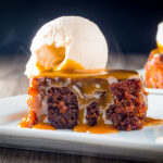 Not to be confused with a cake Sticky Toffee Pudding is an old school rib stickingly wonderful English Dessert from the late 60's early 70's.