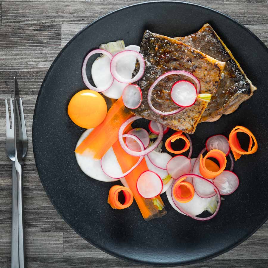 Zander or pike perch is this star of this fancy looking but deceptively simple dish served with a confit egg yolk and is ready in 30 minutes that rocks the start of spring.