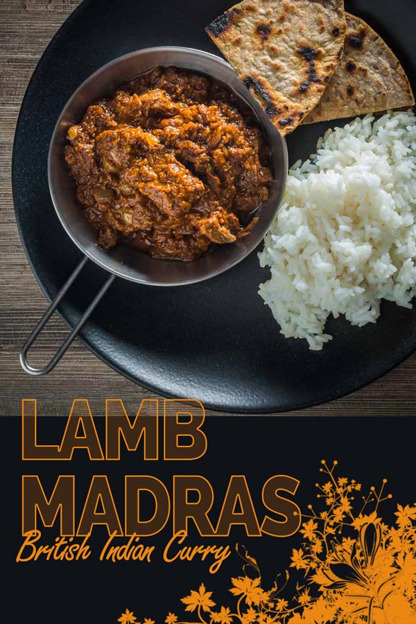 A Madras Curry in a British Indian Curry House has become synonymous with a fiercely hot curry and not much else, my version has more complex flavours but still with a punch of heat from chili and pepper. #indian #curry #madras #spicy #rubymurry #takeawayy #fakeaway #recipe #recipeoftheday #recipeideas