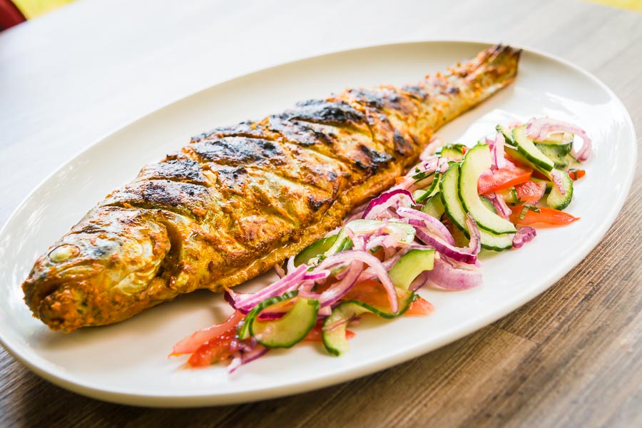 BBQ Tandoori Fish The barbecue is a great substitute for a tandoor oven as this whole BBQ tandoori fish demonstrates. A whole trout in glorious Indian Spices cooked to perfection!