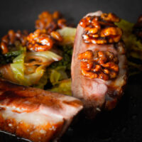 Balsamic and Honey Glazed Duck Breast is perfect date night food, fancy enough to impress but simple enough so you don't spend all night at the stove.