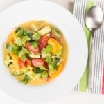 Soup is not just for winter this summer minestrone soup is a simple celebration of fresh and bright summer produce and is a great summer meal!