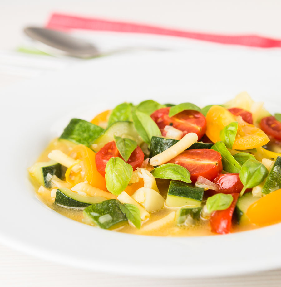 Summer Minestrone Soup Soup is not just for winter this summer minestrone soup is a simple celebration of fresh and bright summer produce and is a great summer meal!