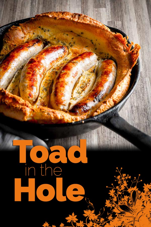 Toad in the Hole is about as British as can be, sausages in a Yorkshire pudding batter and baked to perfection, forget Sunday lunches this is quintessentially British! #bangers #britishfood #recipe #traditionalbritishfood #britishrecipes #recipeideas #recipeoftheday