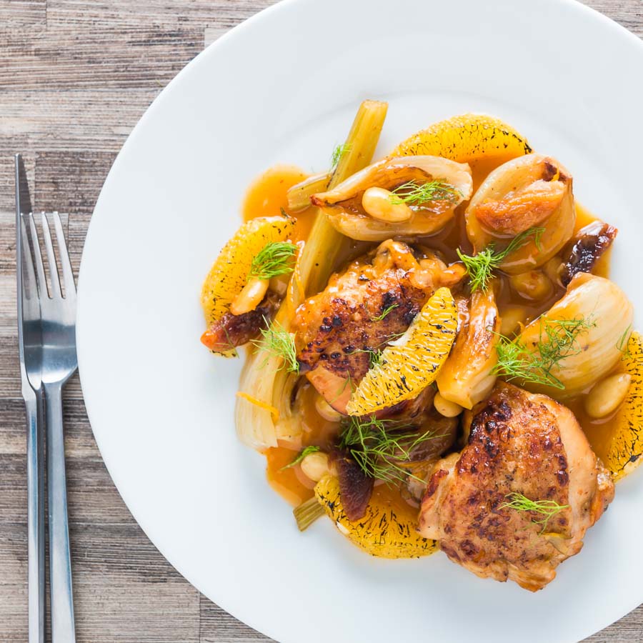 Cooking these Fruity Fennel Chicken Thighs in an Instant Pot reduces the time an old favourite slow cooker recipe cooks by 5 hours.