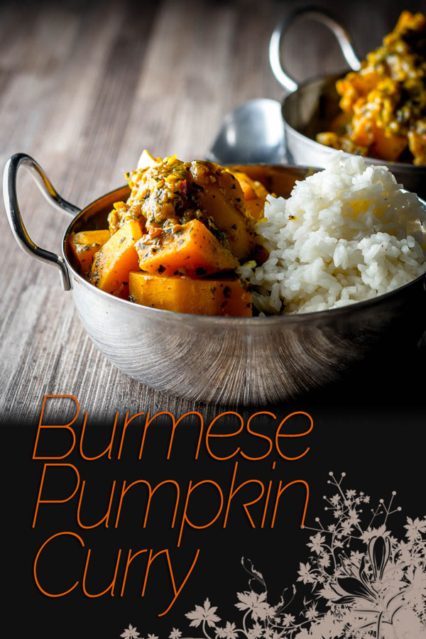 Pumpkin is the most wonderfully versatile ingredient and this pumpkin curry of Burmese influence is softened with Tamarind with a beautiful mint back note.