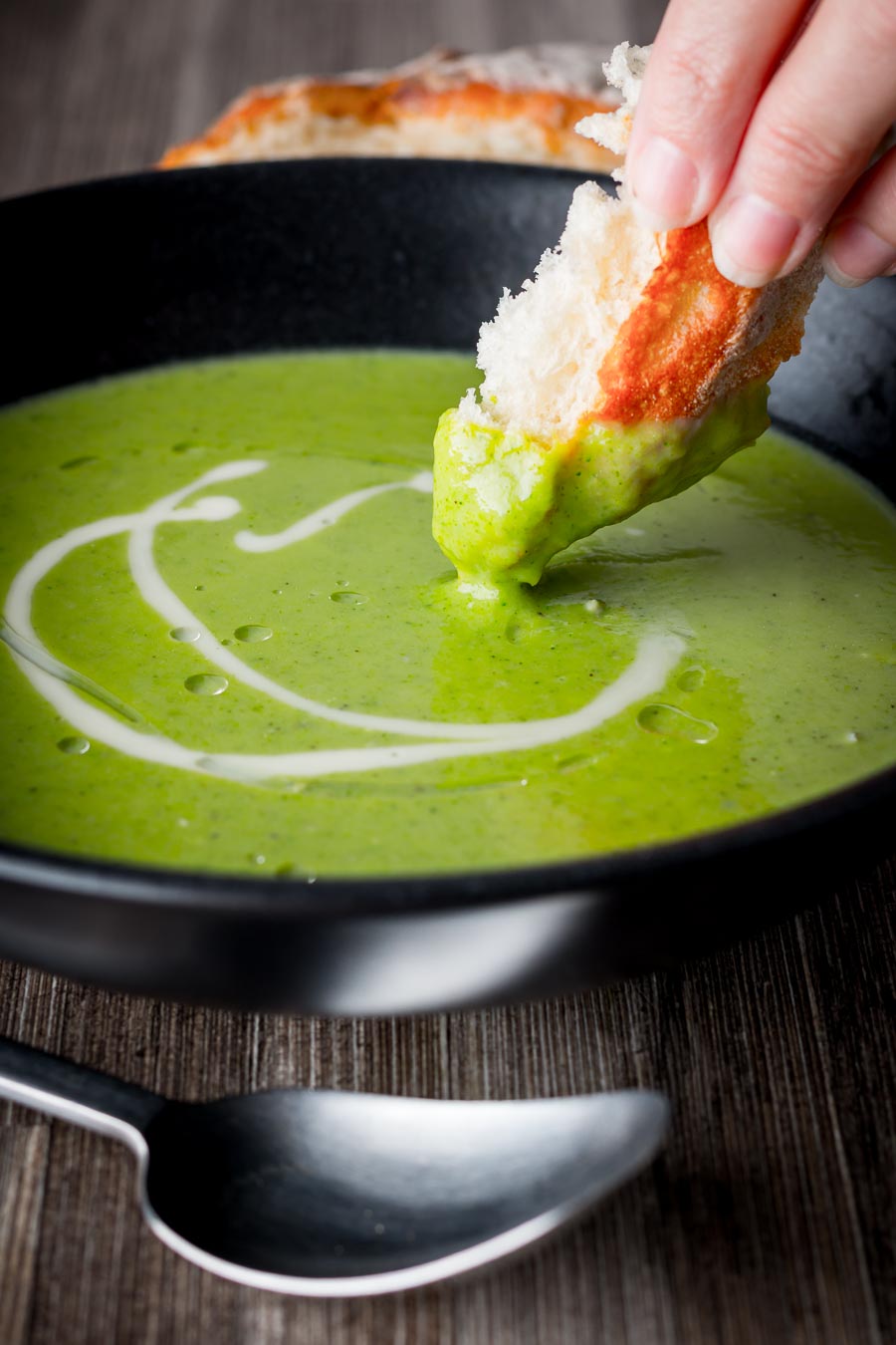 Classic flavour combinations are front and centre in this classic British Broccoli and Stilton soup, if you can't find Stilton consider other blue cheeses.