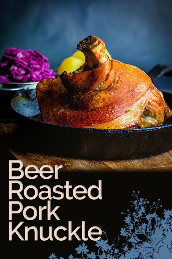 Popular across all of central Europe my version of beer roasted pork knuckle has definite Hungarian leanings with dark beer and caraway seeds.