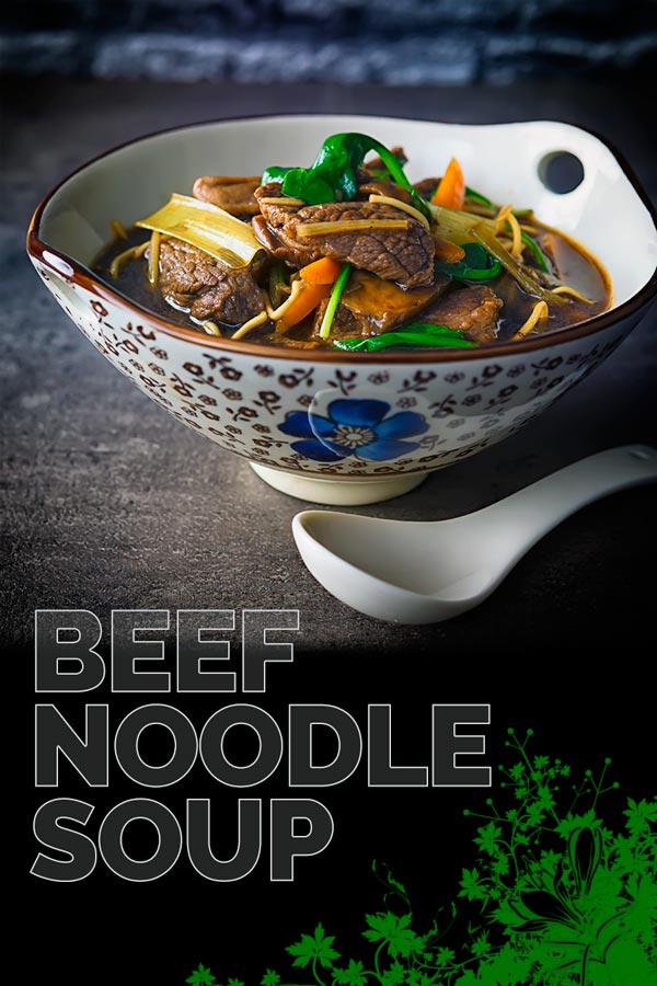 Simple ingredients get an Asian twist in this Chinese and Taiwanese influenced beef noodle soup, super quick to make and full of big flavours! #soup #asiansoup #noodlesoup #beef #beefrecipes #quicksoup #recipe #recipeideas #recipeoftheday