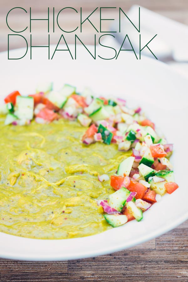 A chicken Dhansak is a perennial family and restaurant favourite curry. A Parsi recipe from North West India it features a rich lentil sauce. #curry #chickencurry #lentilcurry #indianfood #indianrecipes #recipeideas #recipeoftheday #recipes
