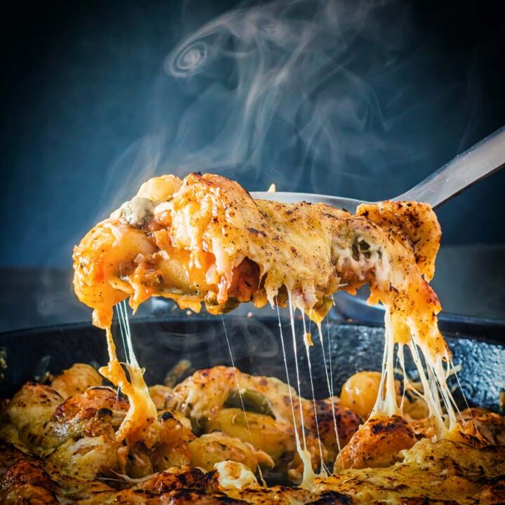 This cheesy Cheesy Gnocchi Bake is the perfect simple home cooked meal, a zingy tomato sauce and lots of melted cheese, what's not to love?