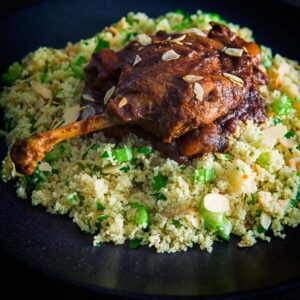 These roast duck legs are slowly cooked in a rich date and tamarind sauce that is boldly flavoured and rocks the whole sweet and sour vibe!