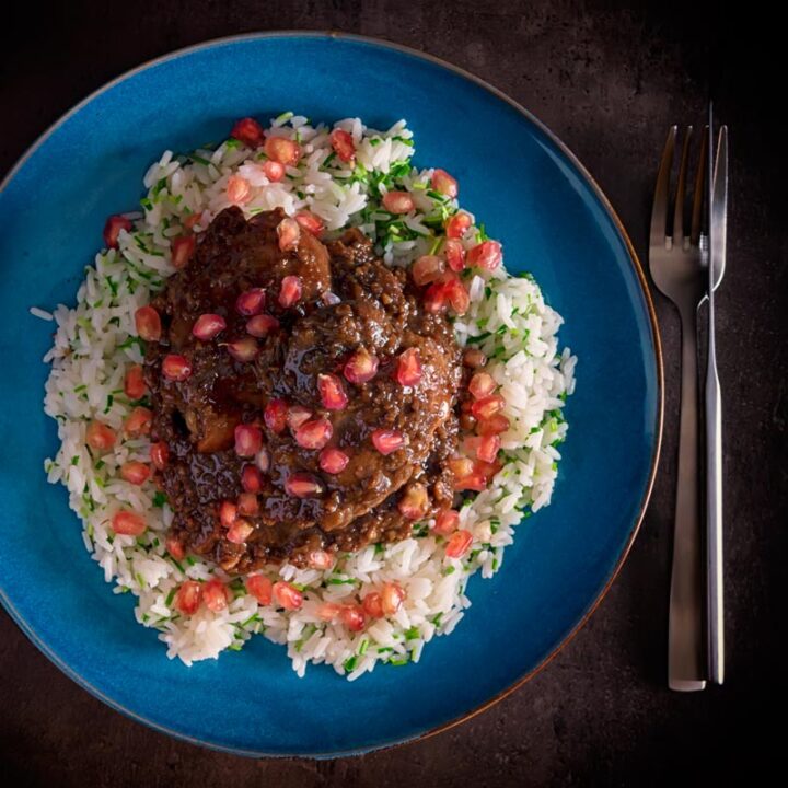 Fesenjan: Walnut and Pomegranate Chicken Stew