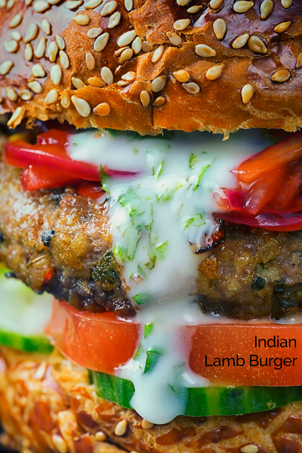 Indian Spicy Lamb Burgers with Red Onion Chutney Krumpli