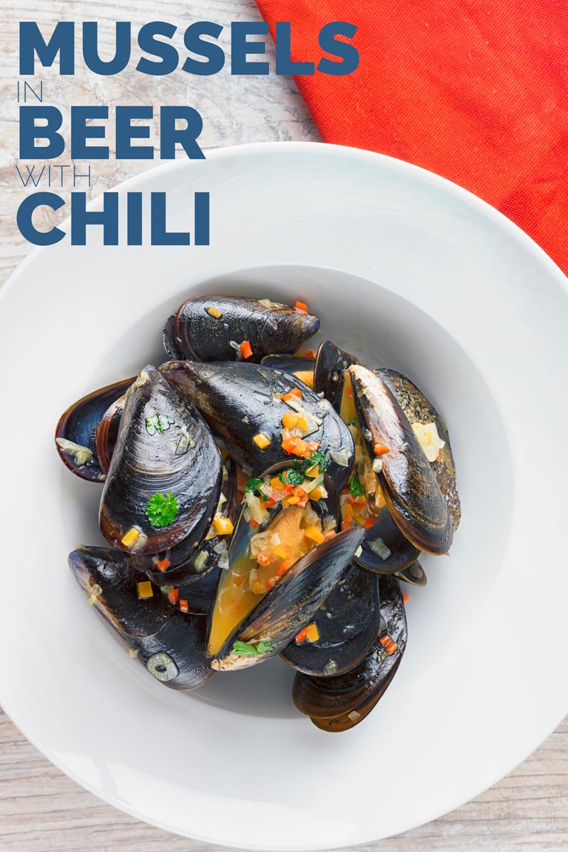 Fast and Simple Beer Steamed Mussels With Chili Krumpli